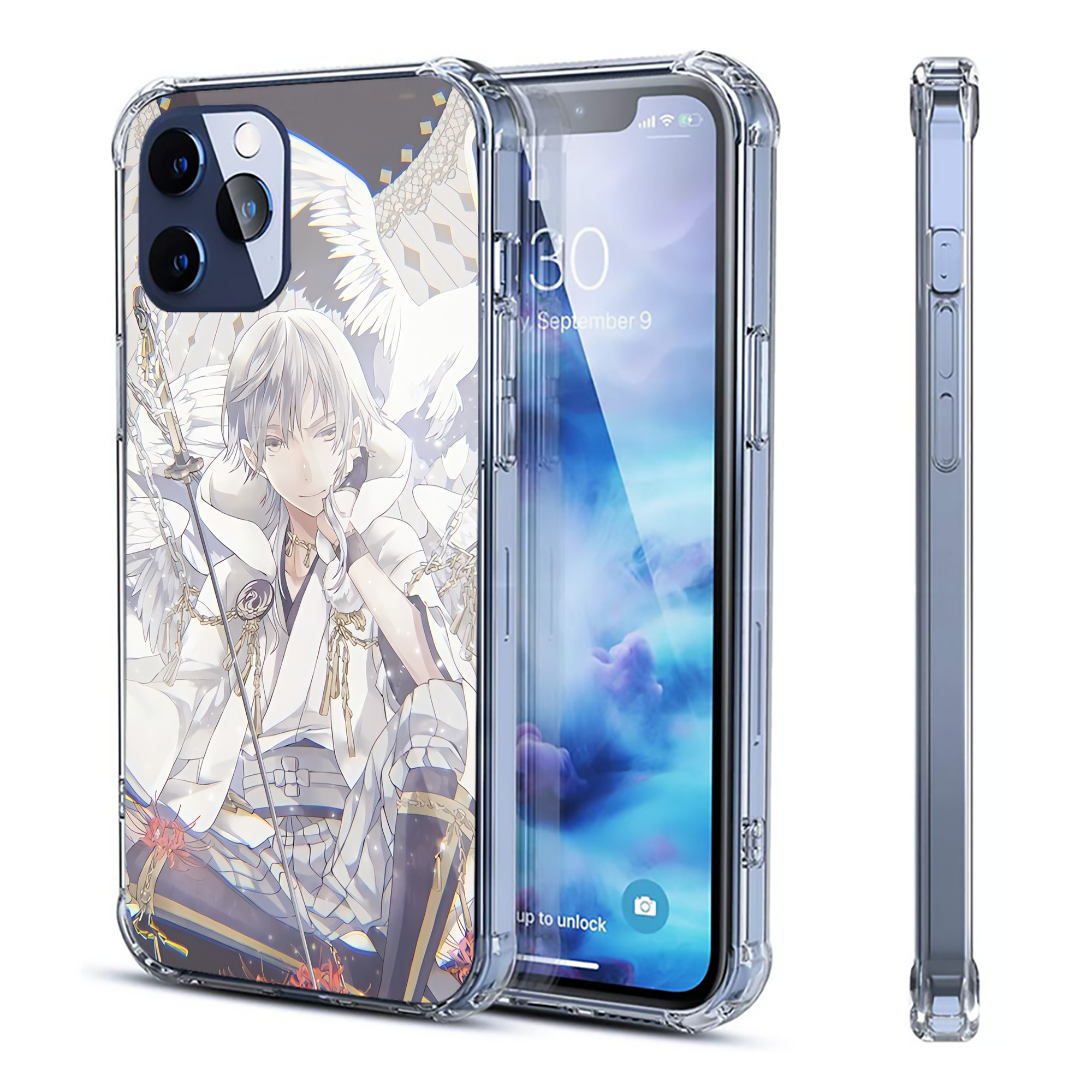 （画像用） 刀剣乱舞 Touken Ranbu 【iPhone 12シリーズ対応】透明スマホケース（クリアソフトケース）